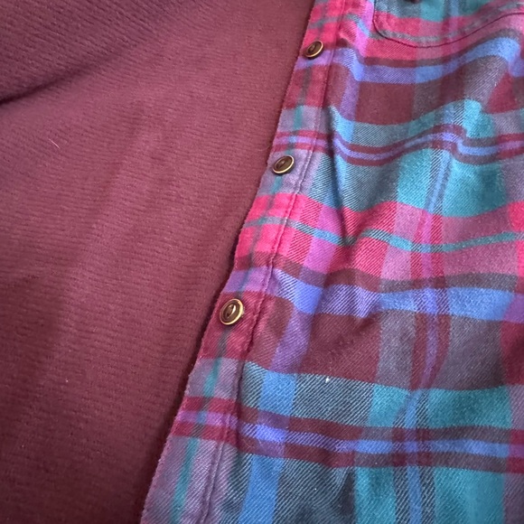 LL Bean Women’s BeanFlex All Season Flannel Shirt Thermal Lined Hoodie PocketsXS - Picture 12 of 16